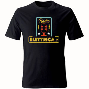 t-shirt radio elettrica microphone
