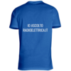 T-Shirt Io ascolto Radio Elettrica (fronte : retro) blu navy (unisex) retro