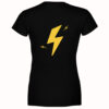 t-shirt donna radio elettrica thunder retro