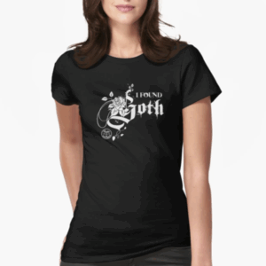 I Found Goth Fitted T-Shirt (Loopyful Design X Radio Elettrica)