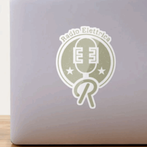 Logo bold Sticker (Loopyful Design X Radio Elettrica)