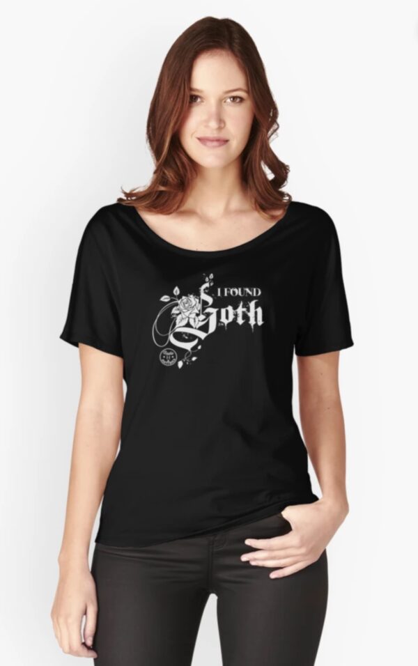I Found Goth Relaxed Fit T-Shirt (Loopyful Design X Radio Elettrica)