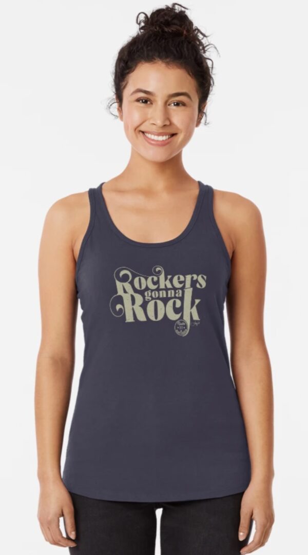 Rockers Gonna Rock Racerback Tank Top (Loopyful Design X Radio Elettrica)